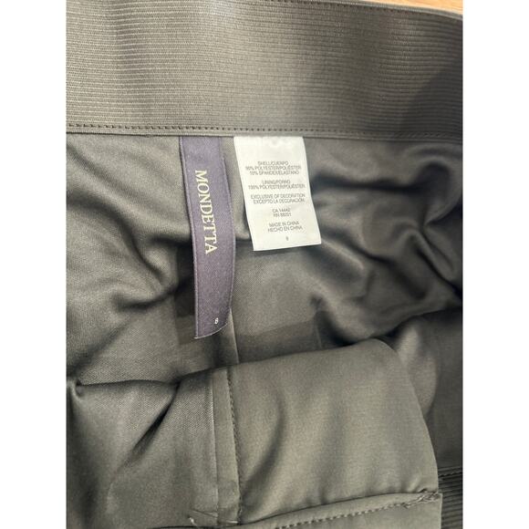 Bundle of 2 Mondetta Straight Leg Black Olive Lined Tailored Pants Size 8 - Picture 5 of 9